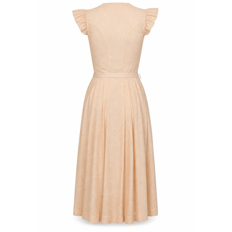 Elli & Juliette Dirndl Charlotta Aurora Apricot Flügelarm 70cm