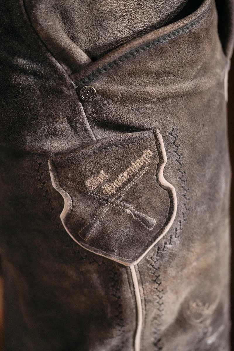Lederhose HASENJAGD mit Gürtel - Krüger Buam - 666172-000-0007 - Tream
