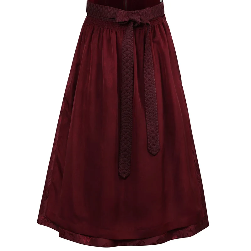 MarJo Dirndl Rabenstein Wine Froschgoscherl Samt 65cm