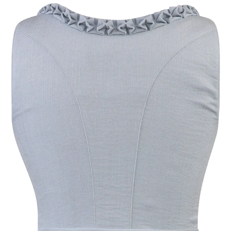 Teresa Bauer x MarJo Dirndl Blue Belle 70 cm Hellblau Knopfleiste Kollektion 2026