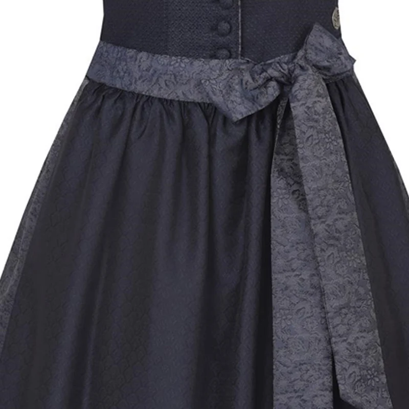 MarJo Dirndl Ellgau Navy Knopfleiste 65 cm