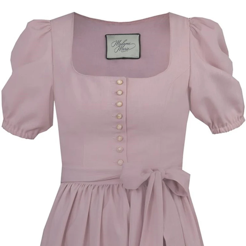 Madame Marie Dirndl Alisora Flamingo Puffarm 75cm
