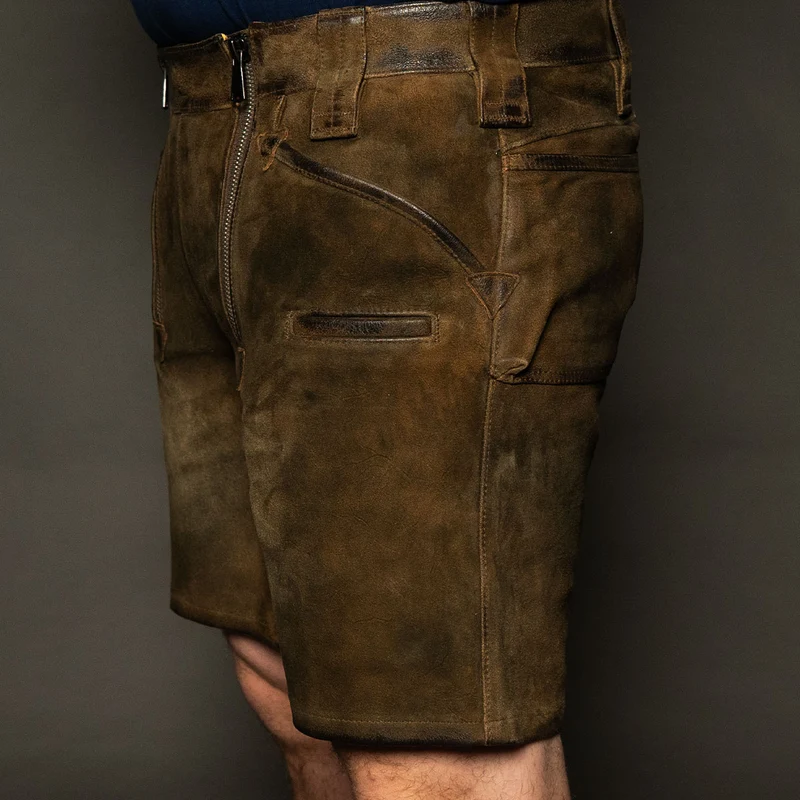 Datschi Trachten Zunft Lederhose Richtfest Braun