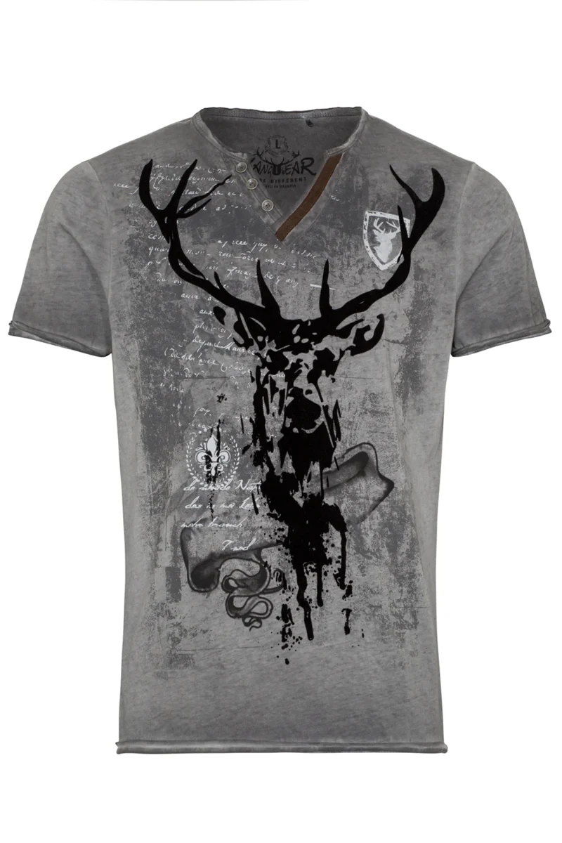 Shirt Herren Elvis - Trachtenshirt - Hangowear Herren - 1201/71073-0201
