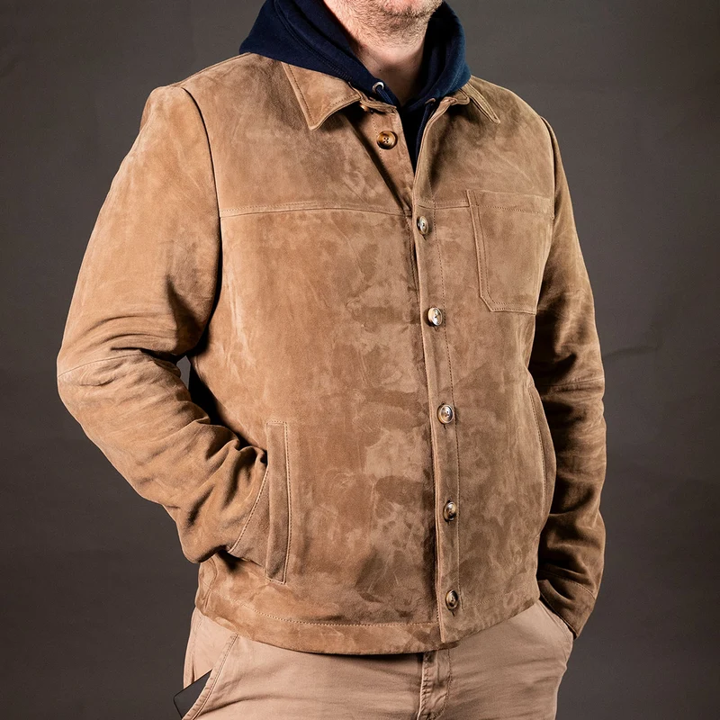 Datschi Trachten Lederjacke Rene Cargojacke