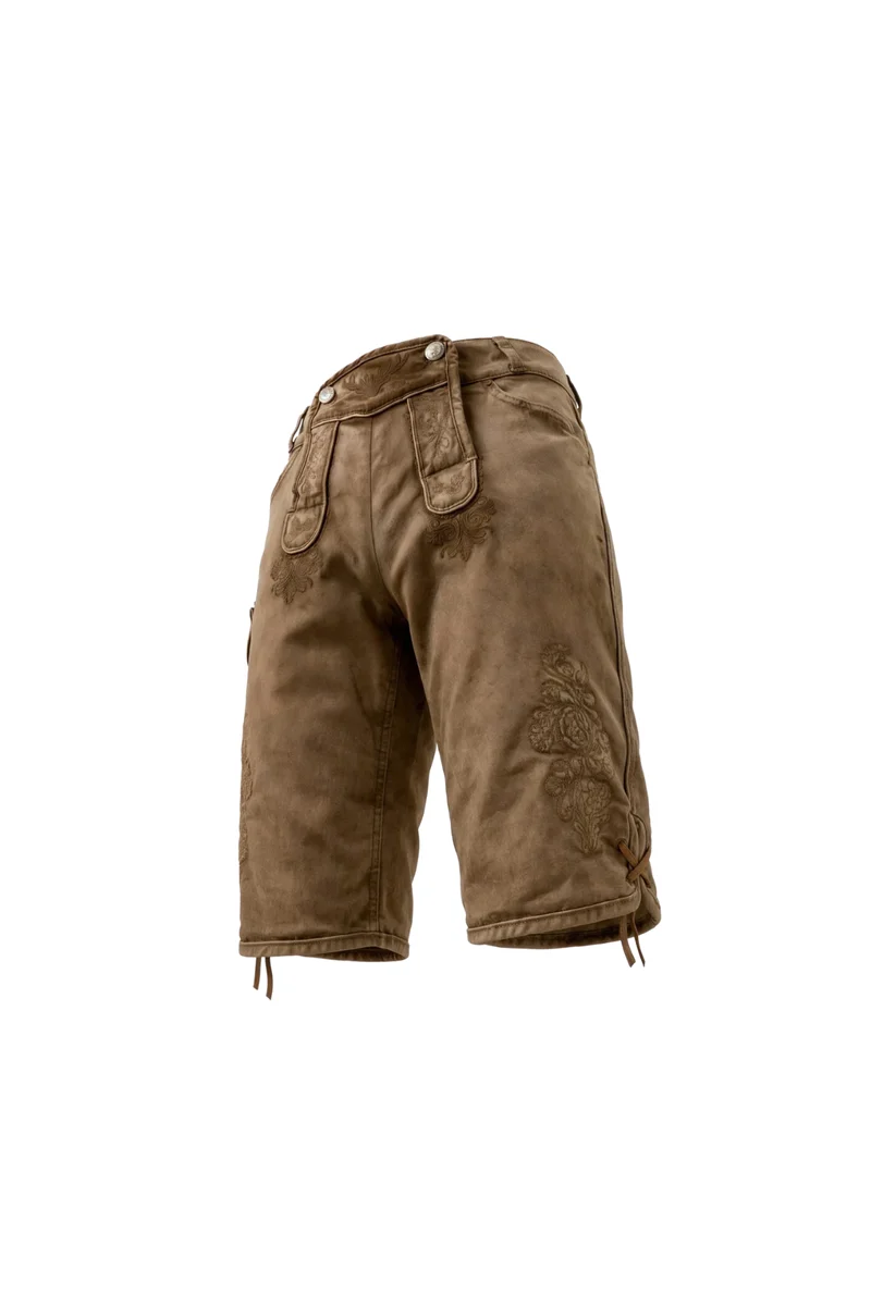 Hose Stoffhose Herren Ralko - Lederhosenoptik - Hangowear Herren - 1191/70858-0191