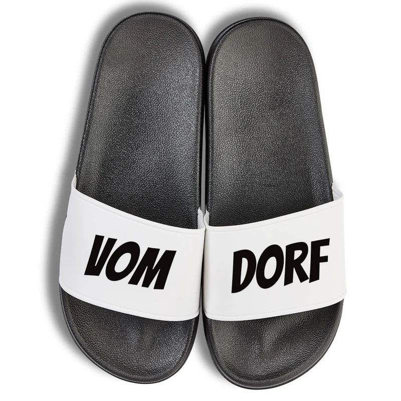 Vom Dorf Badelatschen