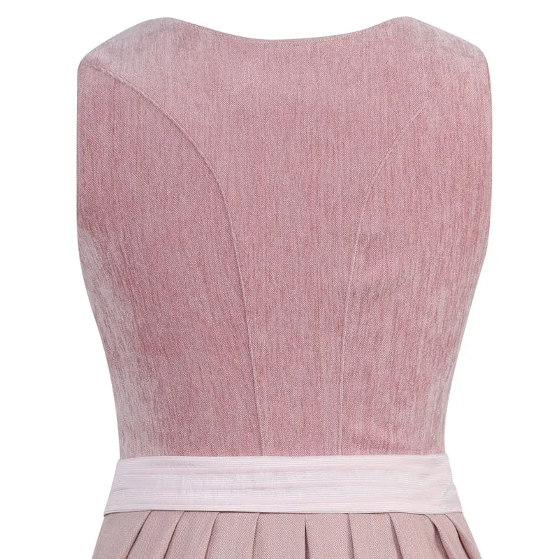 MarJo Dirndl Sarleinsbach Blush Knöpfe 70 cm
