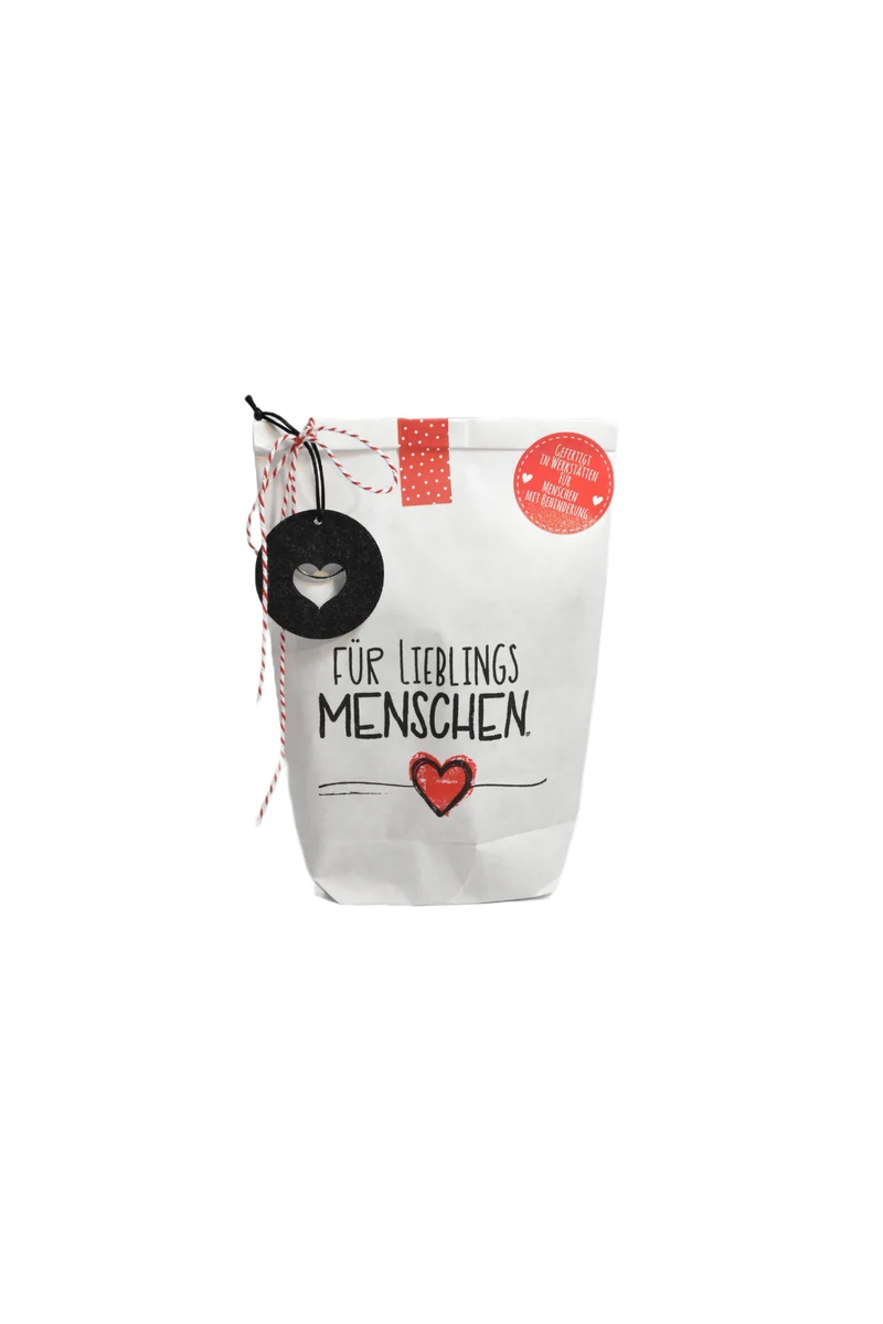 Wunderle Wundertüte - Lieblingsmensch Wundertüte für Herzensmenschen - Geschenk mit Herz