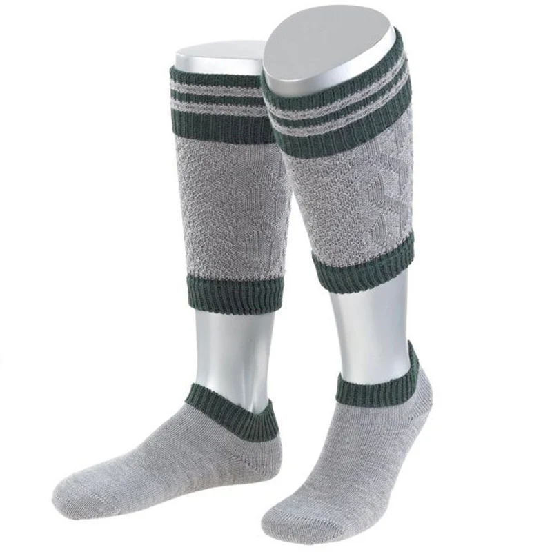 Loferl Merino Wolle Grau Tanne