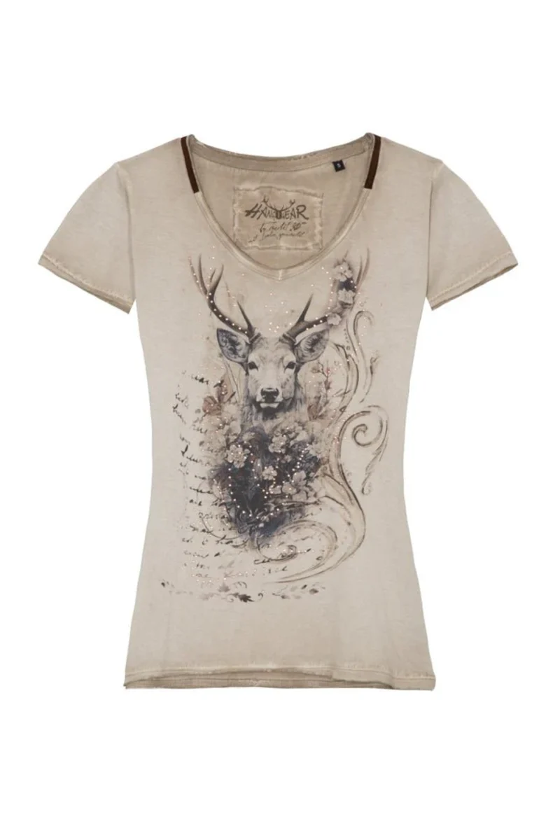 Shirt Damen Ferike - Trachtenshirt - Hangowear Damen - 1251/72206-0101
