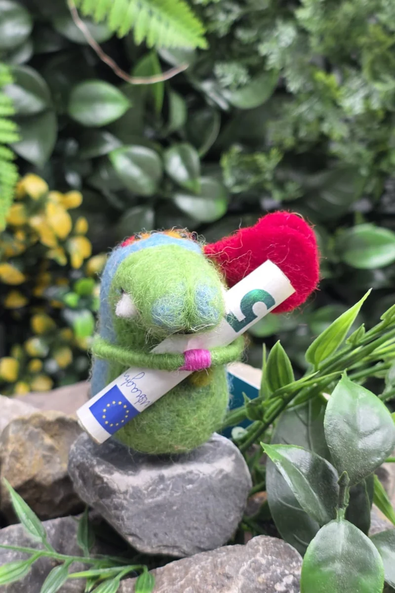 Filztiere mit Blume mini - SW05 - 9760 - Manufaktur Locnikar