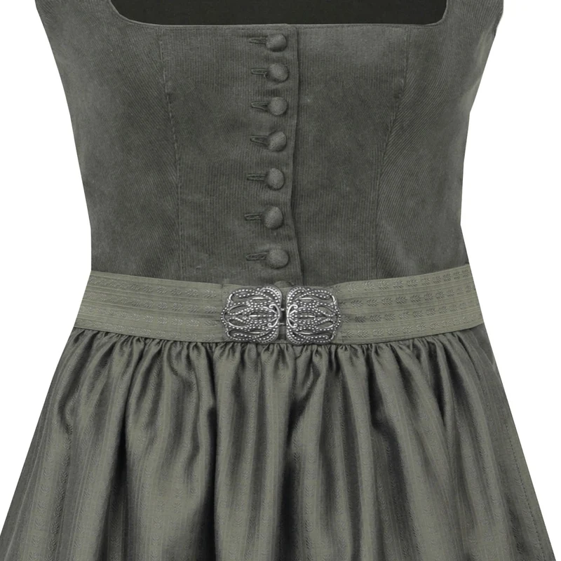 MarJo Dirndl Osterhofen Waldgrün Cord 70cm