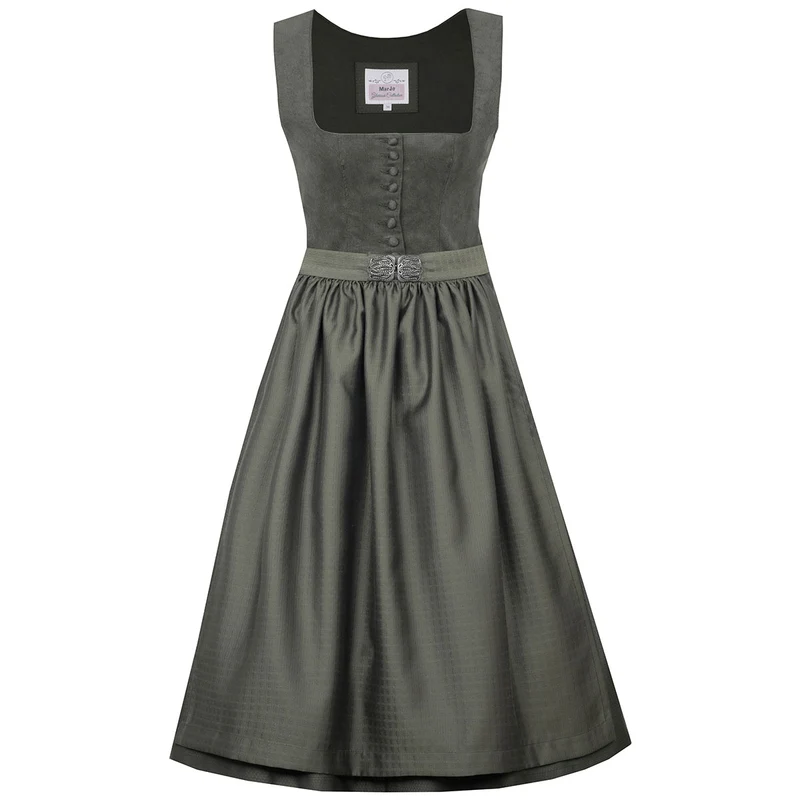 MarJo Dirndl Osterhofen Waldgrün Cord 70cm