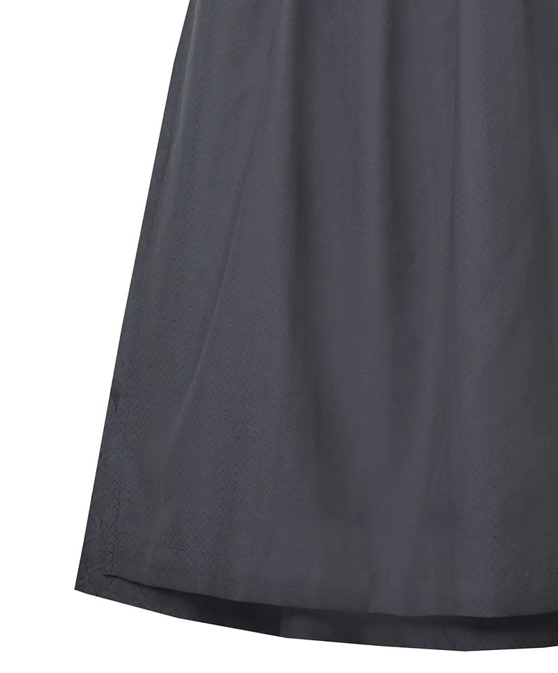 MarJo Dirndl Otterfing Asphalt Schwarz Gerader Ausschnitt 70cm