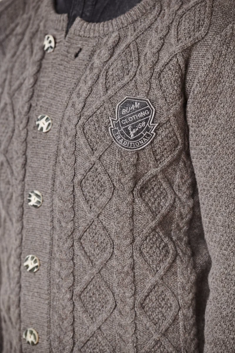Herren Jacke - FREDERICK % - Krüger Buam - 097721-000-0041 - Strickjacke - Trachtenjacke