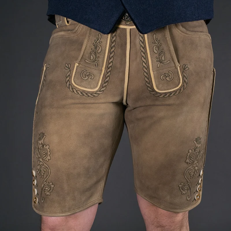 Datschi Trachten Lederhose Anton Sämisch Sand/Beige