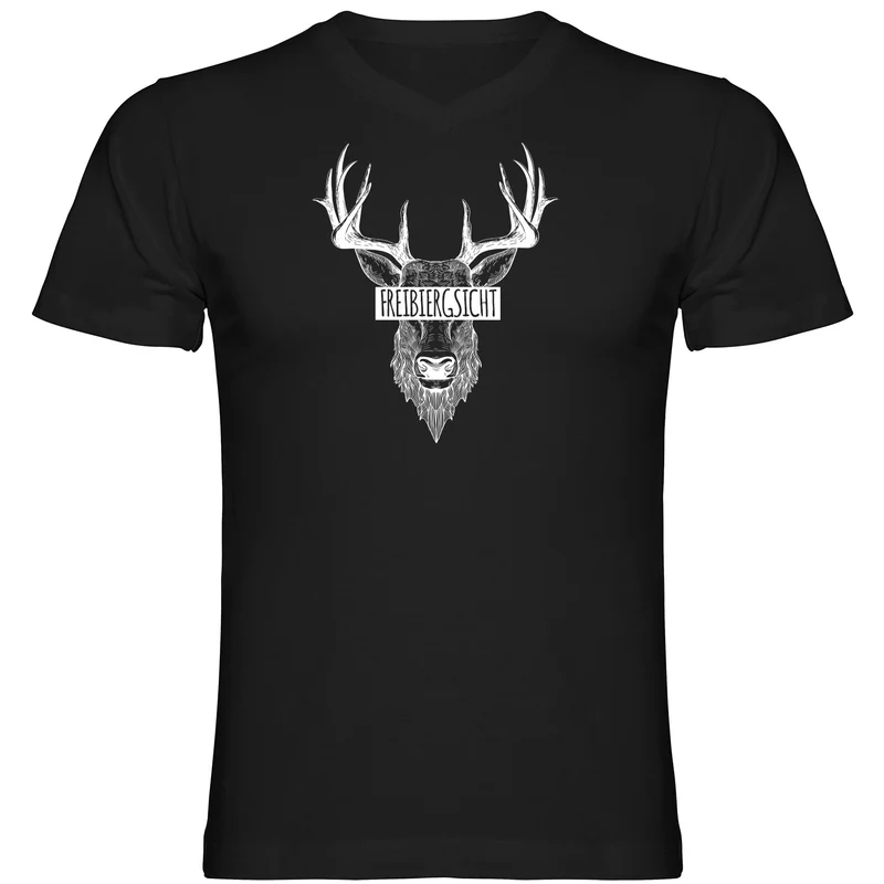 Freibiergsicht Tshirt V-Ausschnitt