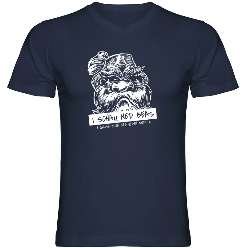 I schau ned Beas Tshirt V-Ausschnitt