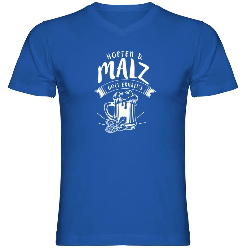 Hopfen und Malz Tshirt V-Ausschnitt