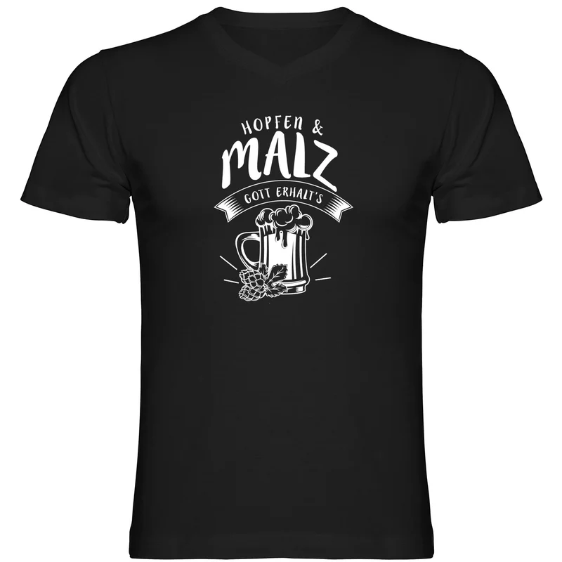 Hopfen und Malz Tshirt V-Ausschnitt