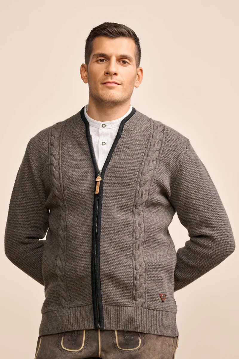 Herren Jacke - Jasper - Krüger Buam - 971369-000-0044 - Strickjacke - Trachtenjacke