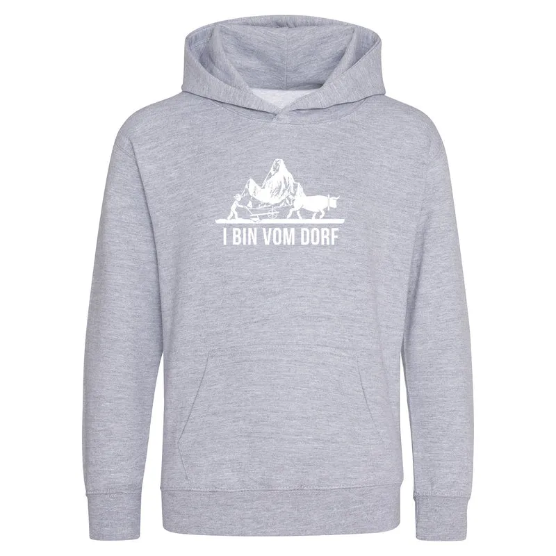 I bin vom Dorf Kinder Hoodie