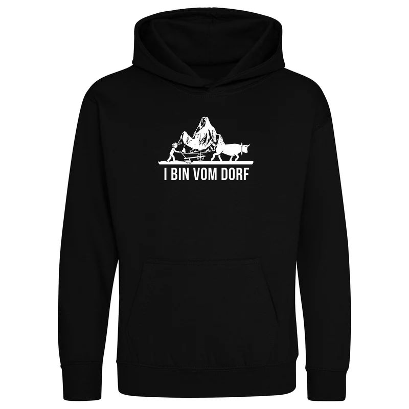 I bin vom Dorf Kinder Hoodie