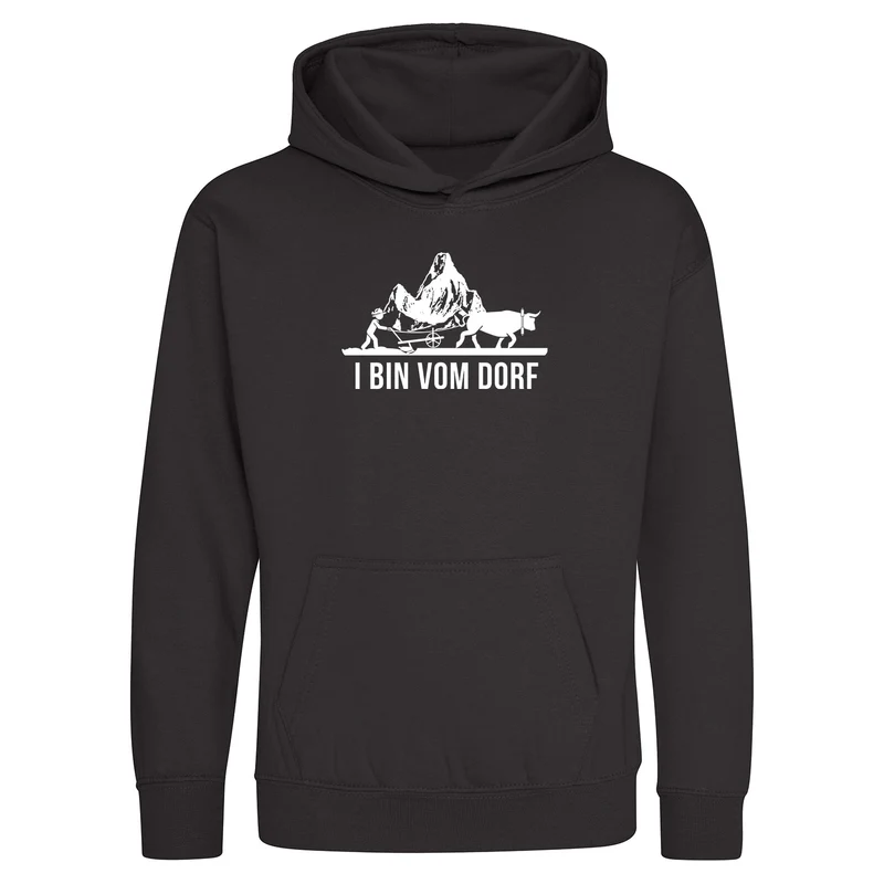 I bin vom Dorf Kinder Hoodie