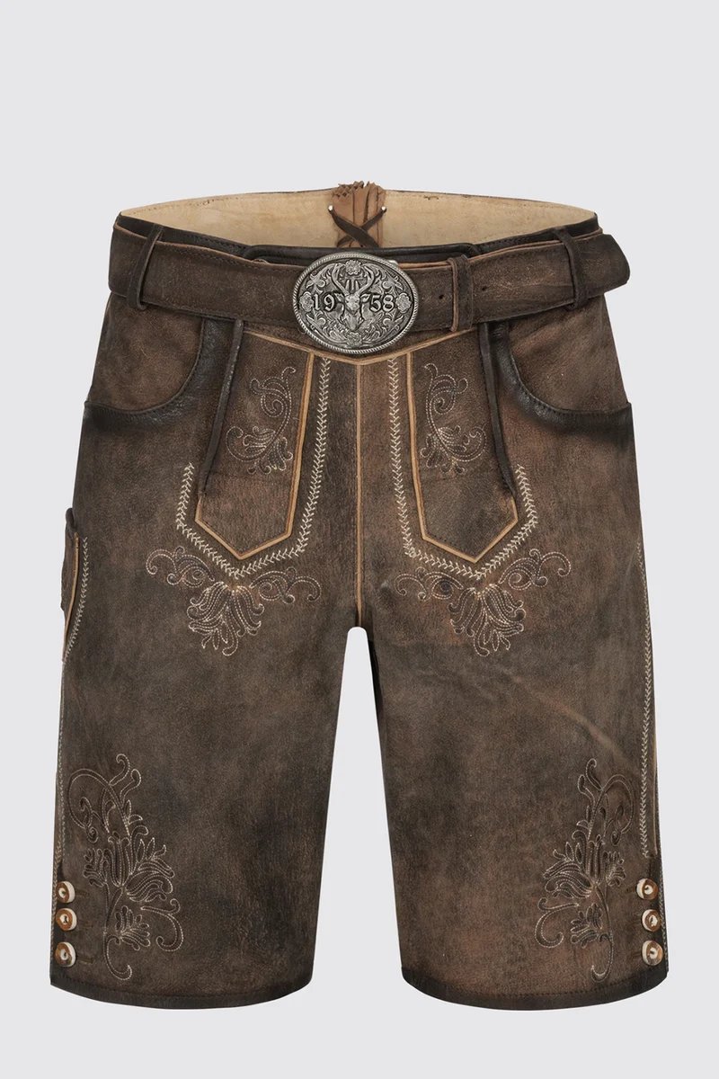 Herren Lederhose - ARIJUS - Trachtenhose - Krüger Buam - 099610-000-0007