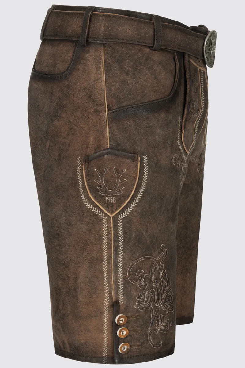 Herren Lederhose - ARIJUS - Trachtenhose - Krüger Buam - 099610-000-0007