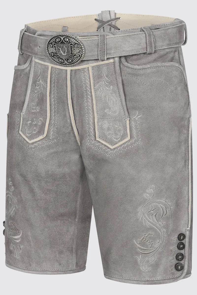 Herren Lederhose MAIK mit Gürtel - Krüger Buam - 963270-000-0044