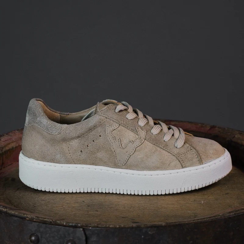 MeiSchua! Trachtensneaker Damen Braun Elli