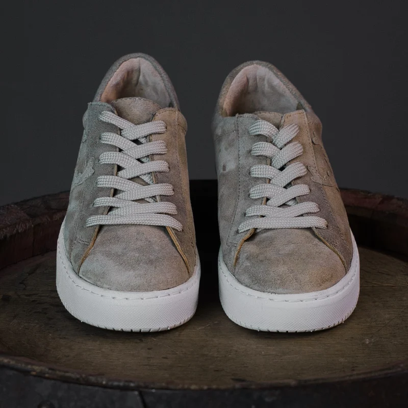 MeiSchua! Trachtensneaker Damen Braun Elli