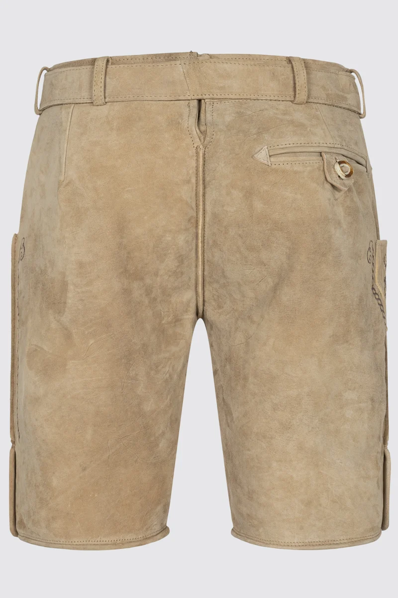 Herren Lederhose MILIAN mit Gürtel - Krüger Buam - 965070-000-0071