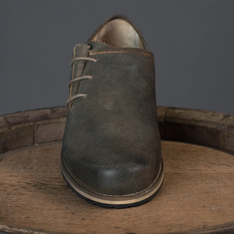 MeiSchua! Haferlschuhe Hans Seitliche Schnürung Braun