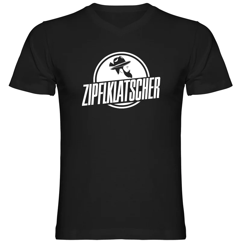 Zipfklatscher Herren Tshirt V-Ausschnitt