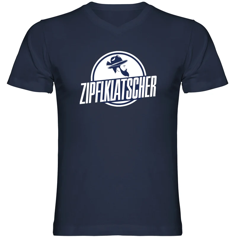 Zipfklatscher Herren Tshirt V-Ausschnitt