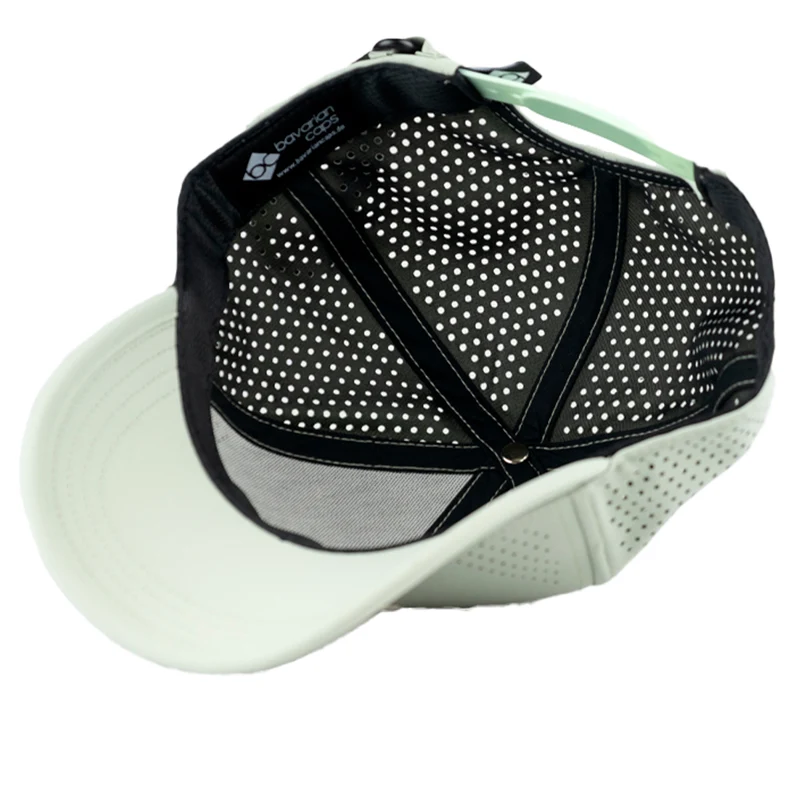 Bavarian Caps Edelweiß Outdoor Cap Hellgrün Gebogen