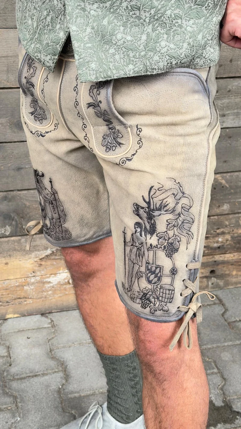 Herren LEDERHOSE Guiliano - Krüger Buam - 961371-000-0071