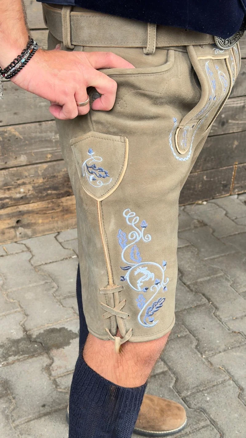 Herren LEDERHOSE Malik - Krüger Buam - 961771-000-0708