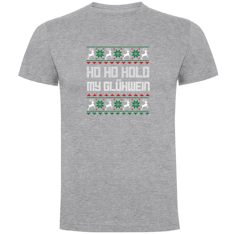 HO HO Hold my Glühwein Herren T-shirt