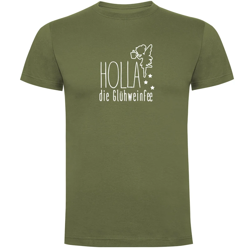 Holla die Glühweinfee Herren T-shirt