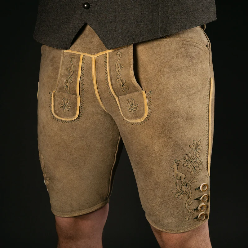Datschi Trachten Hirschlederhose Gamskogel sämisch