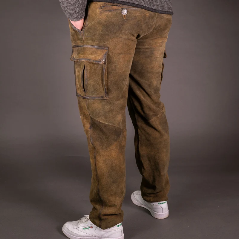 Datschi Trachten Lange Cargo Lederhose Ludwig Braun