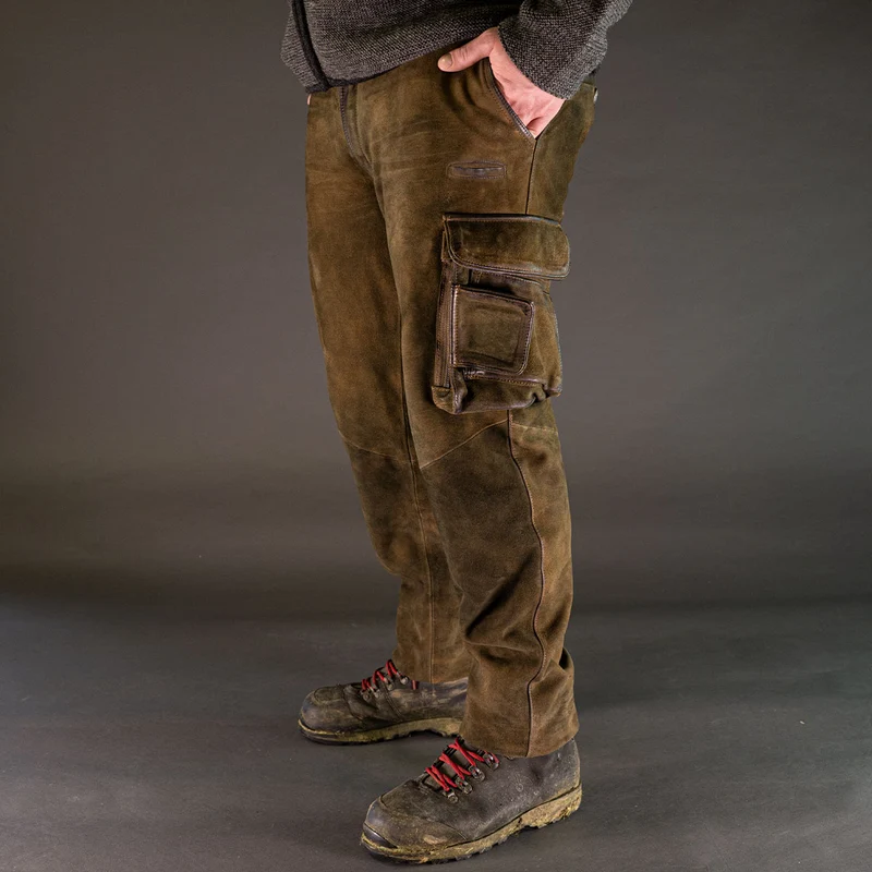 Datschi Trachten Lange Cargo Lederhose Xaver Braun