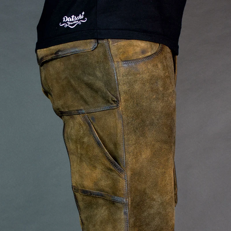 Datschi Trachten Lange Cargo Lederhose Xaver Braun