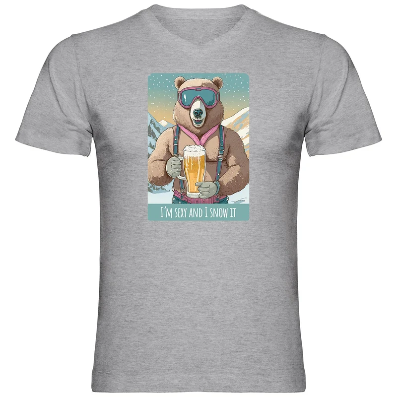 I´m sexy and I snow it Herren Tshirt V-Ausschnitt
