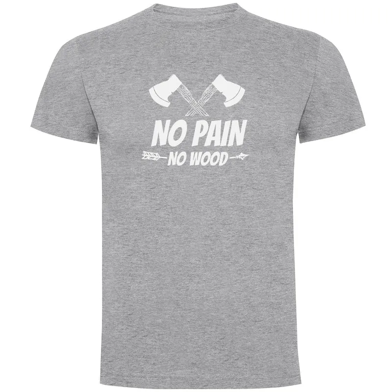 No Pain No Wood Herren T-shirt