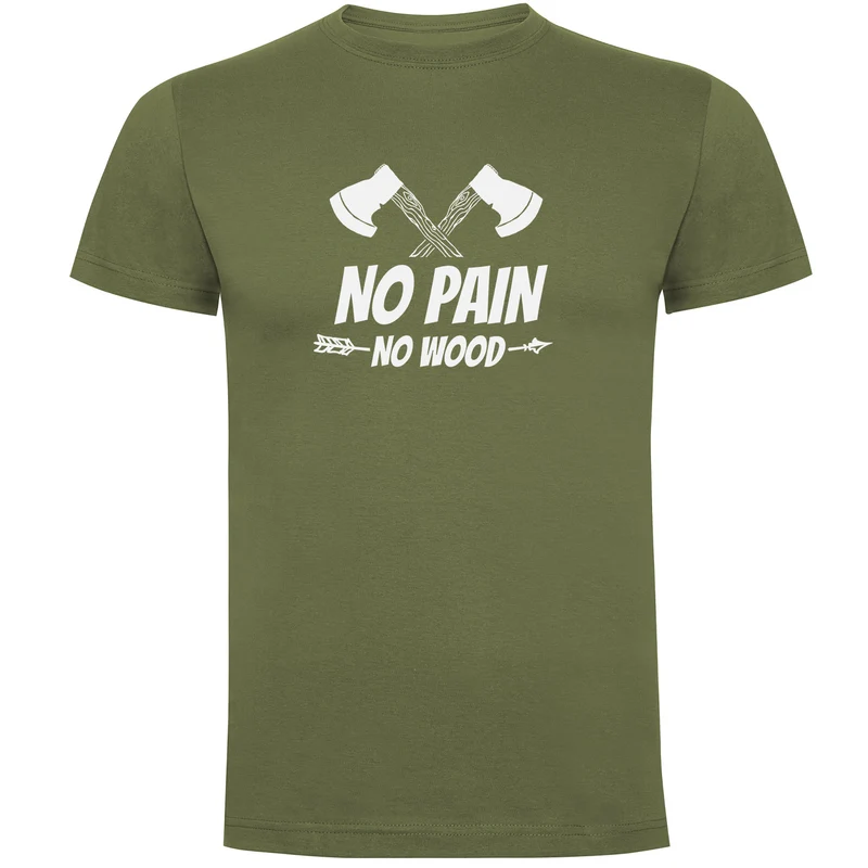 No Pain No Wood Herren T-shirt